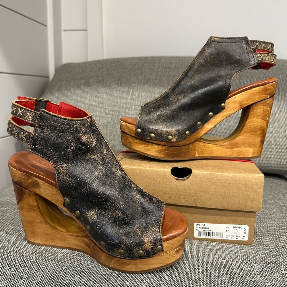 BED STU IMELDA BLACK SIZE 10